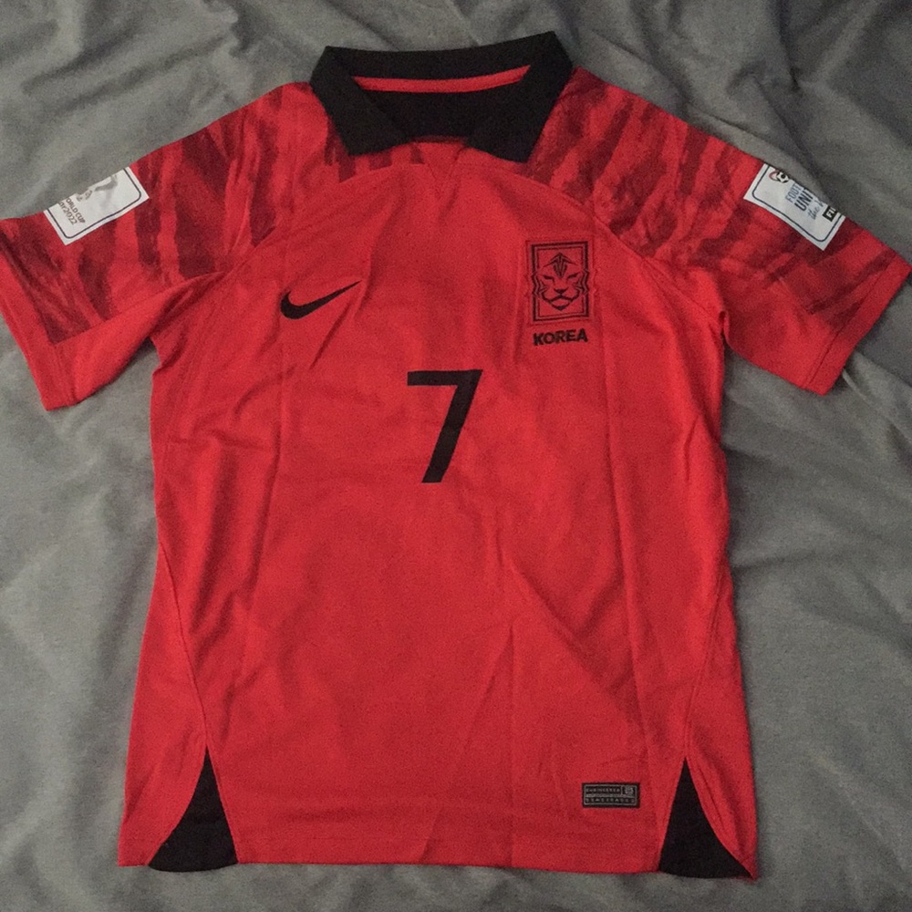 South Korea Soccer Jersey H M Son #7 Small